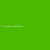 Schmierige Stahl-Tastatur