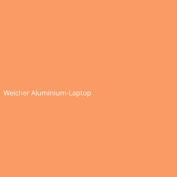 Soft Aluminum Laptop