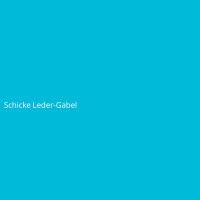Schicke Leder-Gabel