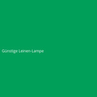 G&uuml;nstige Leinen-Lampe