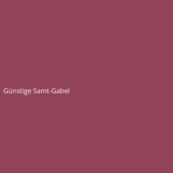 G&uuml;nstige Samt-Gabel