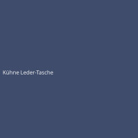 K&uuml;hne Leder-Tasche